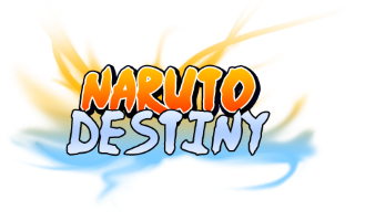 Naruto: Ninja Destiny title screen for Nintendo DS
